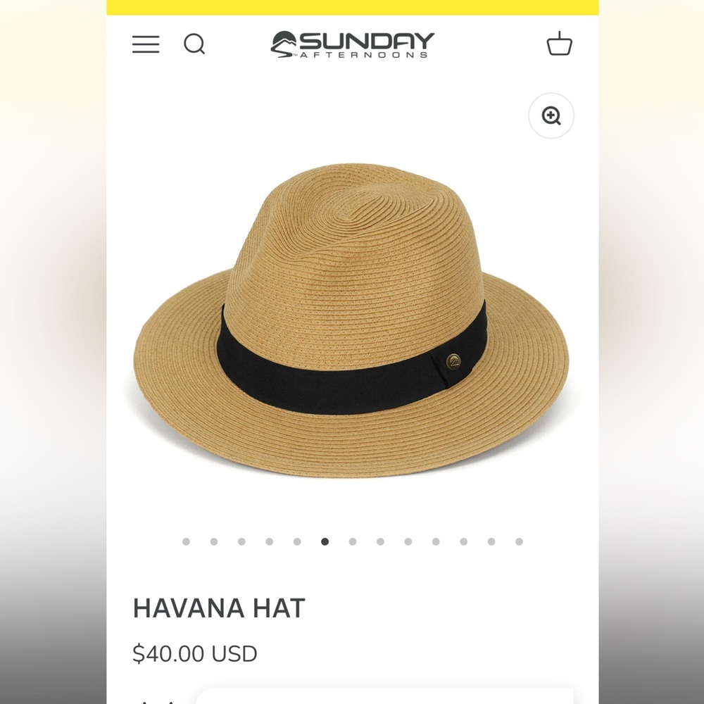 Sunday Afternoons Havana Hat